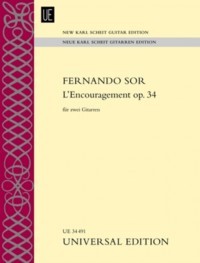 L'Encouragement op.34 (New Karl Scheit Edition) available at Guitar Notes.