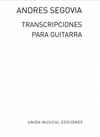 Transcripciones para guitarra available at Guitar Notes.